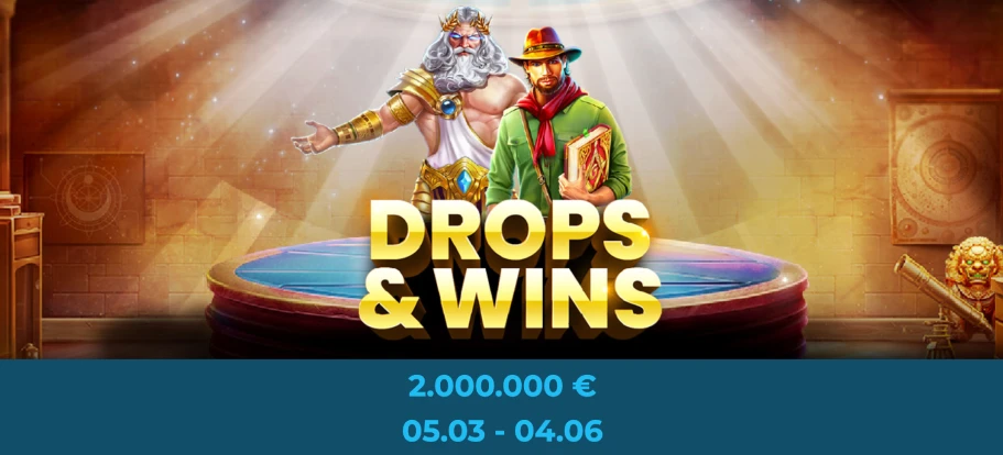 Promoción Drops & Wins en Casino Estrella con una bolsa de premios de 2.000.000 de euros
